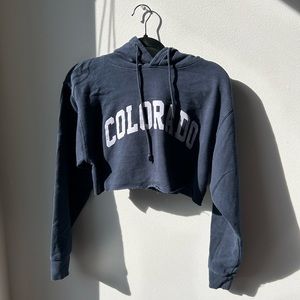 Brandy Melville Colorado cropped sweatshirt